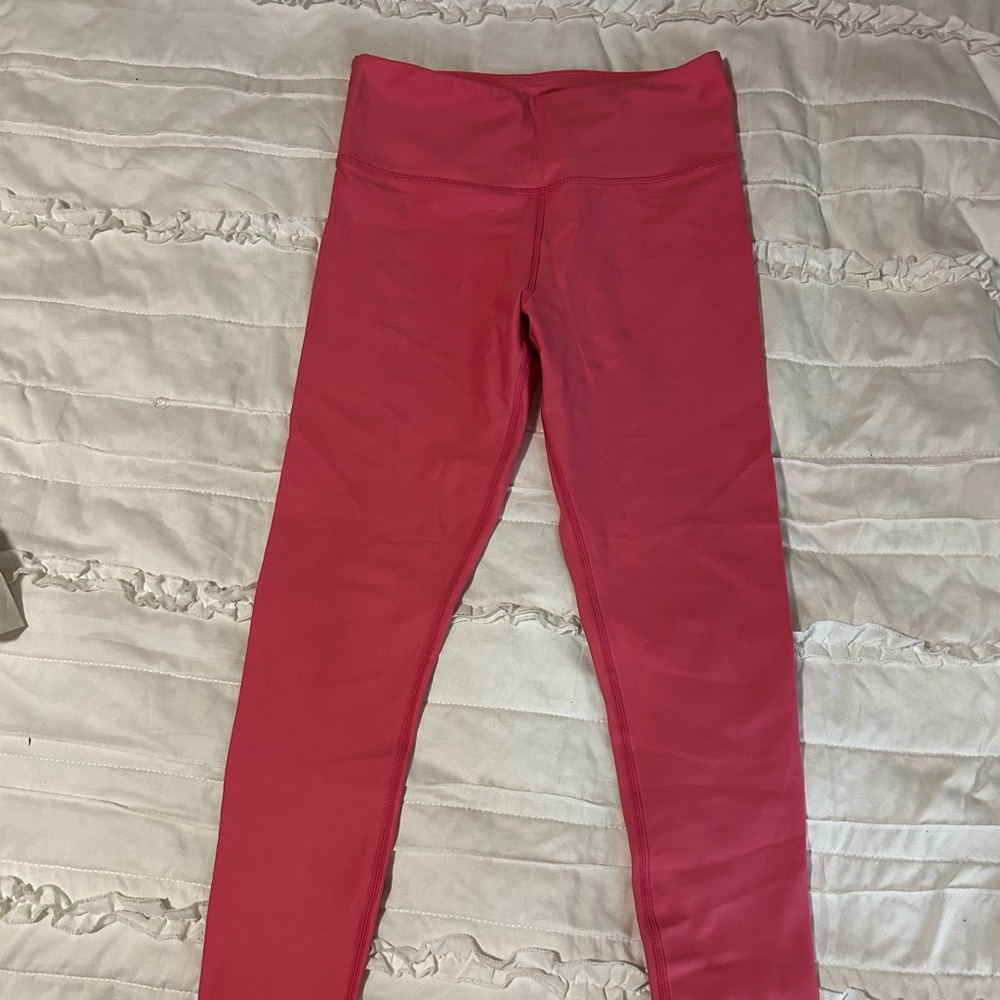ZYIA Pink Metallic Light N Tight Leggings